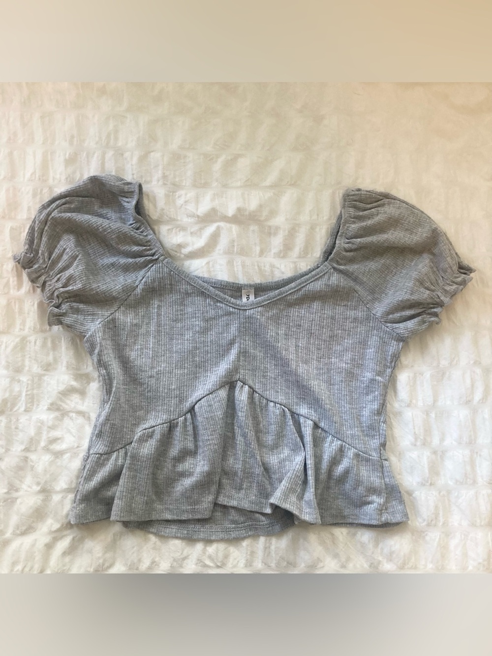 Cropped Babydoll Blouse